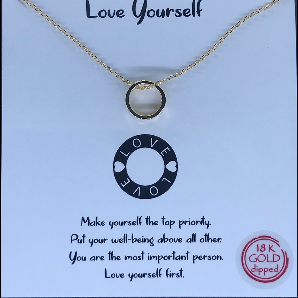 COPY - 🆕 LOVE YOURSELF Inspirational Necklace❤️❤️